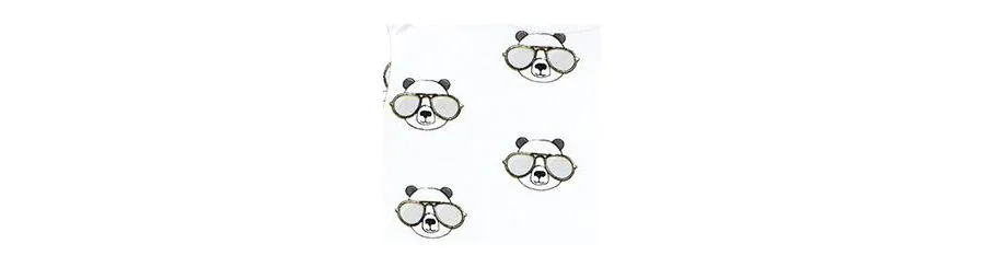 Комплект из трех мягких хлопковых боди Hudson Baby, Cool Panda — фото 2