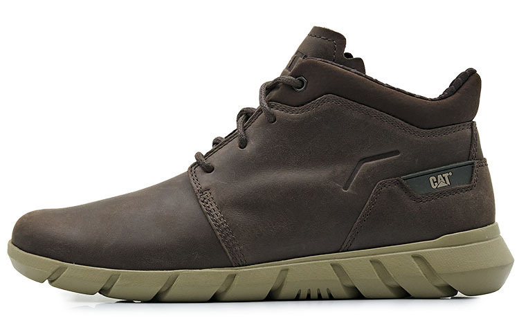 

Повседневные кроссовки мужские Mid Top темно-умбра CAT