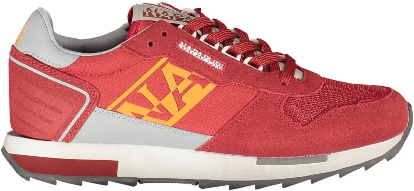 Кроссовки NAPAPIJRI красные S3virtus02/Nym Мужские спортивные кроссовки из красной замши