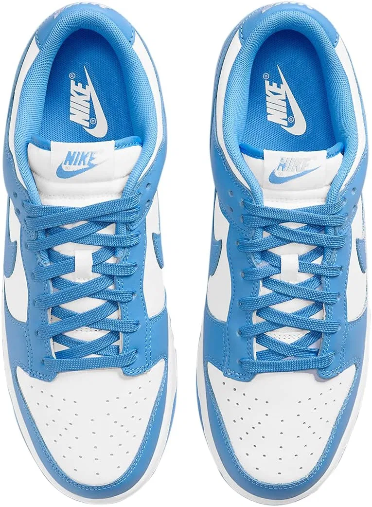 Кроссовки баскетбольные Nike Dunk Low, White/University Blue — фото 4