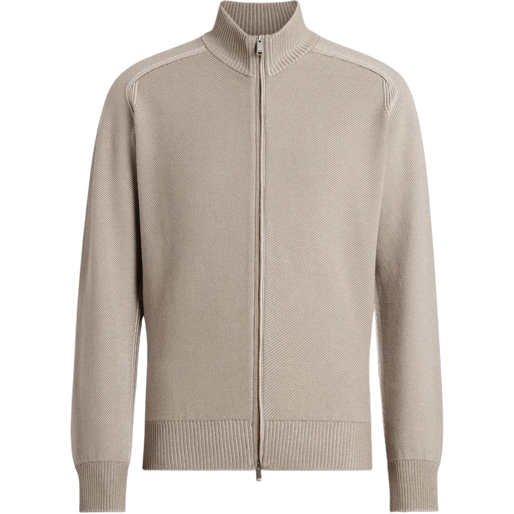 

Zegna FW24 трикотаж мужской Ermenegildo Zegna, светло-бежевый