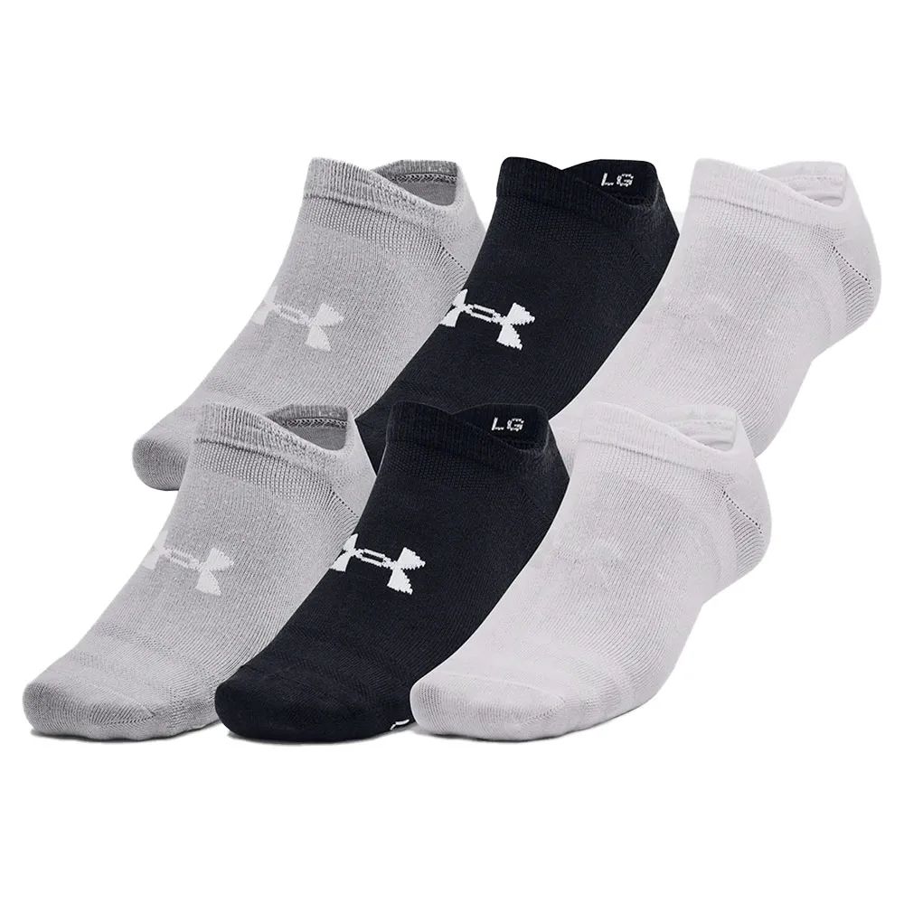 

Носки Under Armour Essential no show 6 pairs, черный