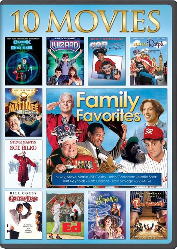 

Диск DVD Family Favorites: 10 Movie Collection (3Pc) /