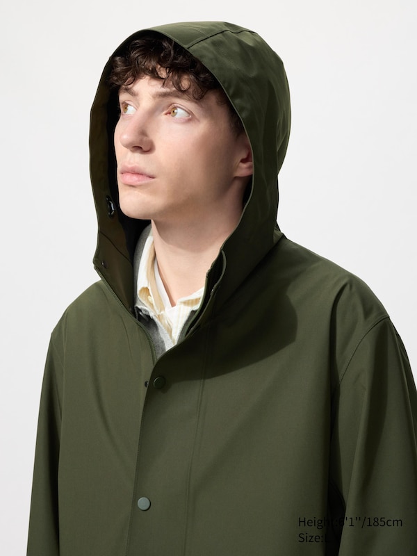 

Пальто Blocktech Uniqlo, 56 olive