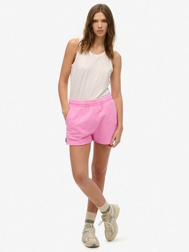 

Шорты Essential Logo с эффектом окрашивания Superdry, Lilac Chiffon