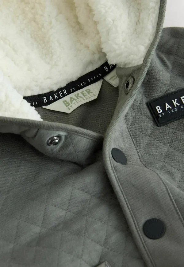 Зимняя стеганая куртка стандартного кроя Baker By Ted Baker, Green — фото 3