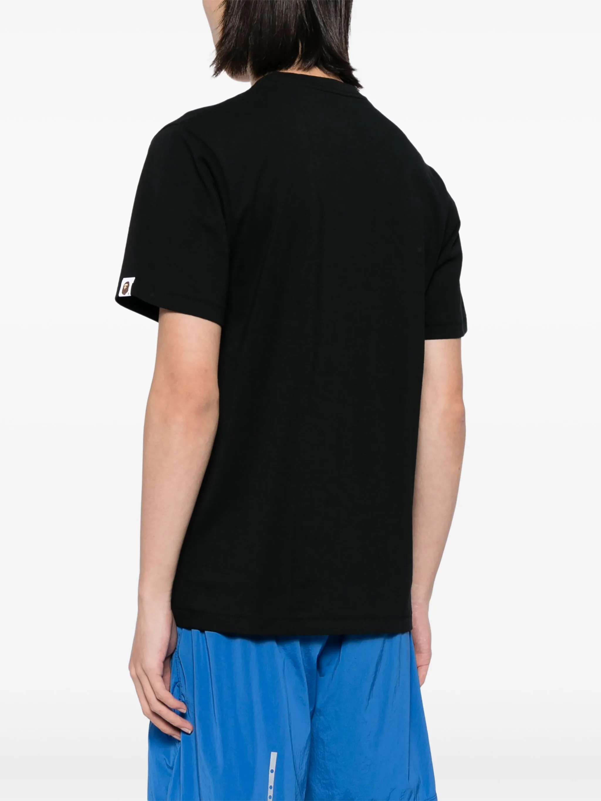 Футболка с графичным принтом A Bathing Ape, черный — фото 4