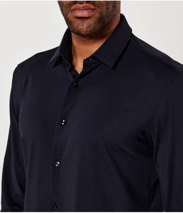 P-Hank-S-Kent-C1-222 футболка slim fit Boss, темно-синий — фото 4