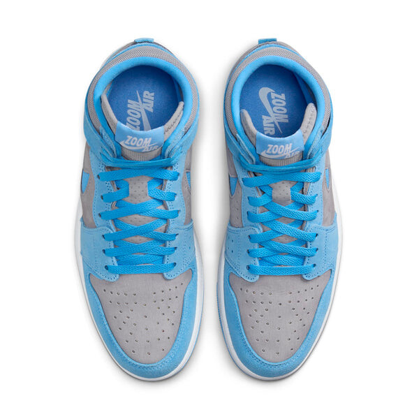 Кроссовки 1 высокие zoom комфорт 2 Air Jordan, серый — фото 4