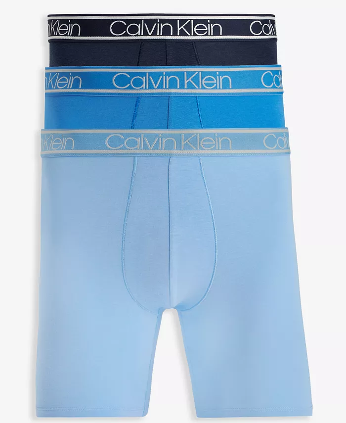 

Мужские боксеры с логотипом Comfort, 3 шт Calvin Klein, синий