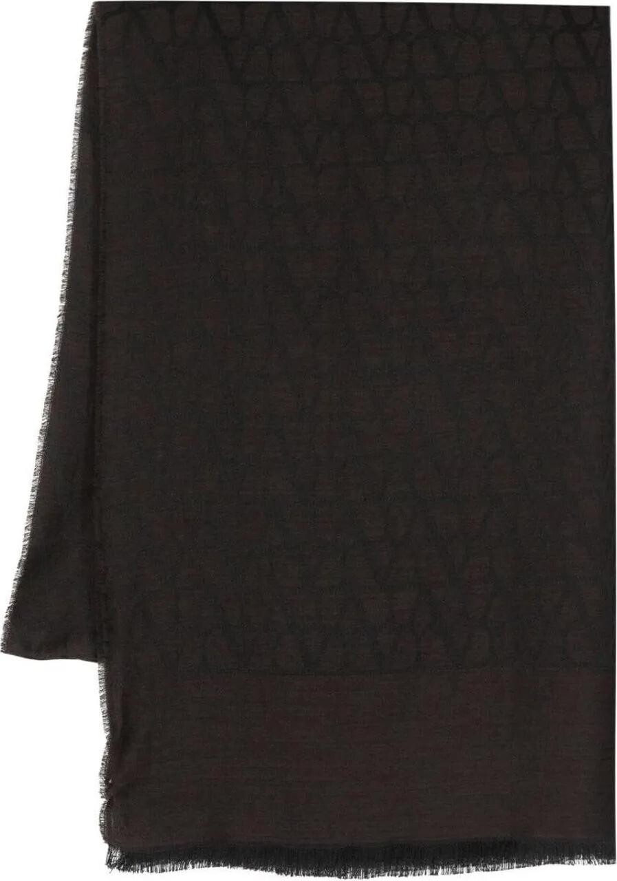 

Гаравани шарфы Valentino, черный