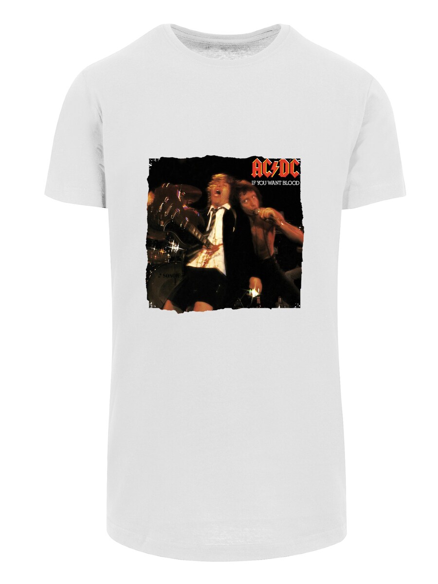 

Рубашка F4NT4STIC ACDC If You Want Blood Youve Got It, белый
