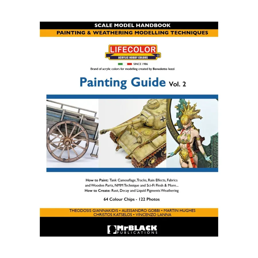 

Руководство по рисованию в натуральных цветах, том. 2, Scale Model Handbook - How to Guides & Painting Guides