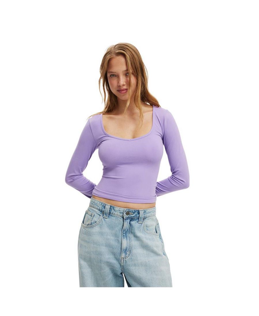 

Женская футболка с длинным рукавом Hold Me COTTON ON, Violet crush