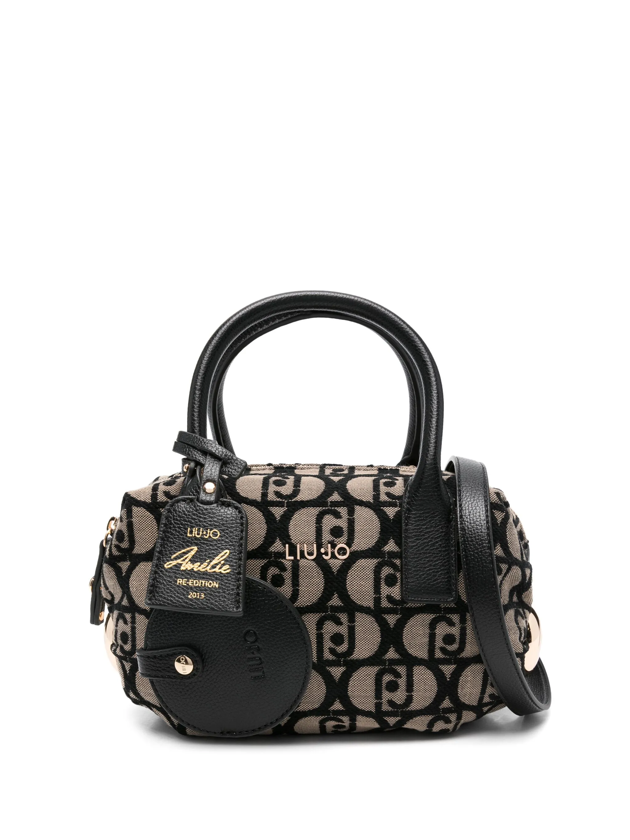 

Сумка-тоут с логотипом Liu Jo, бежевый