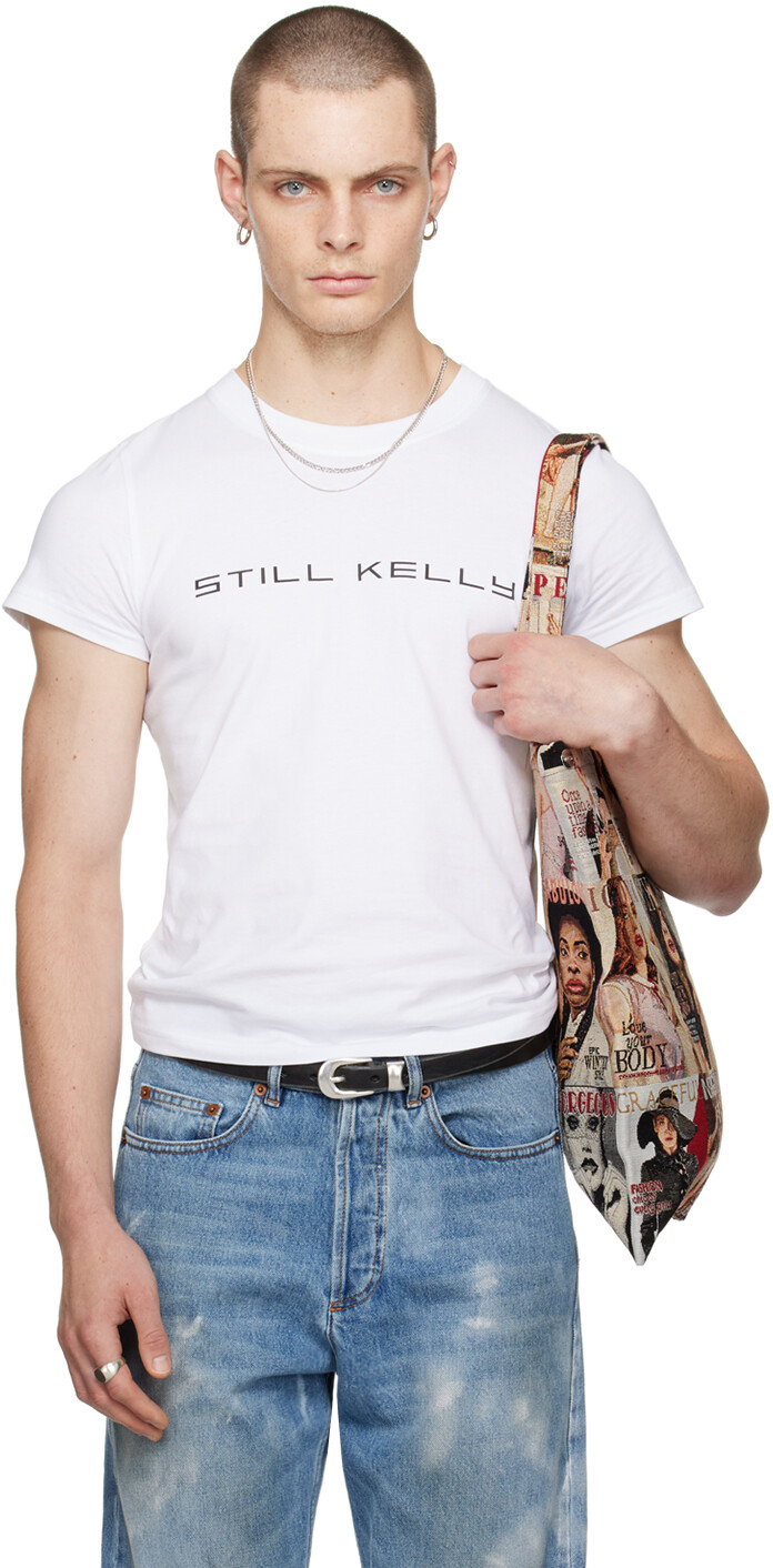 

Футболка с логотипом Tiny Fit Still Kelly, белый