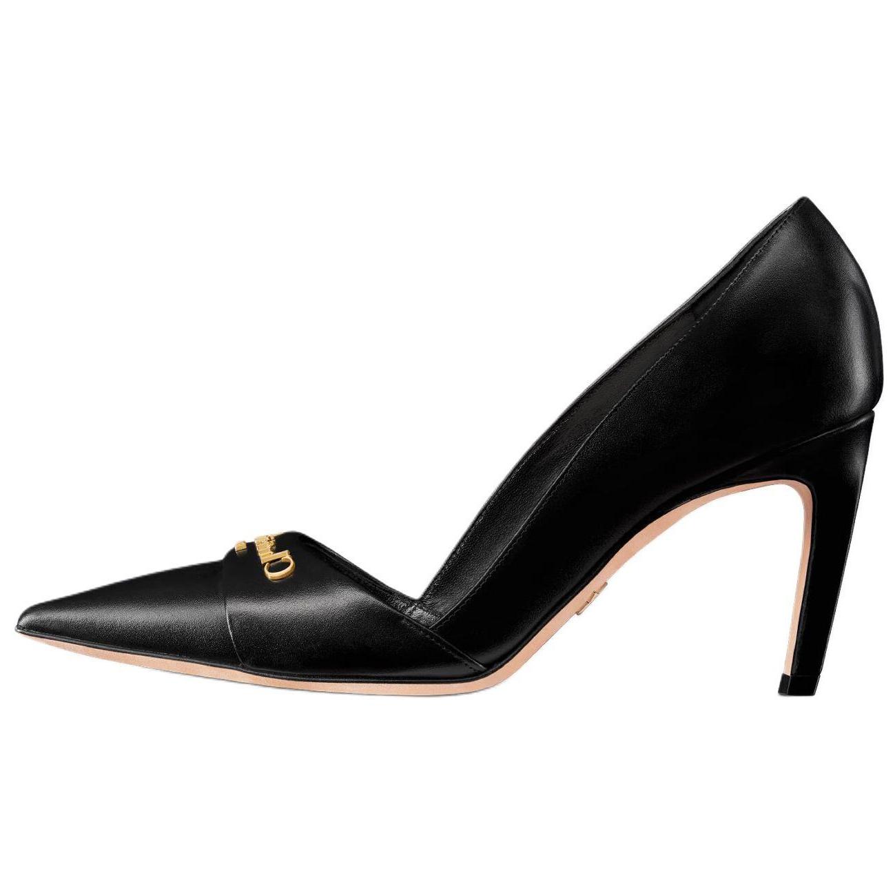 DIOR Туфли на высоком каблуке Irregular Heel 8 см, женские, черные