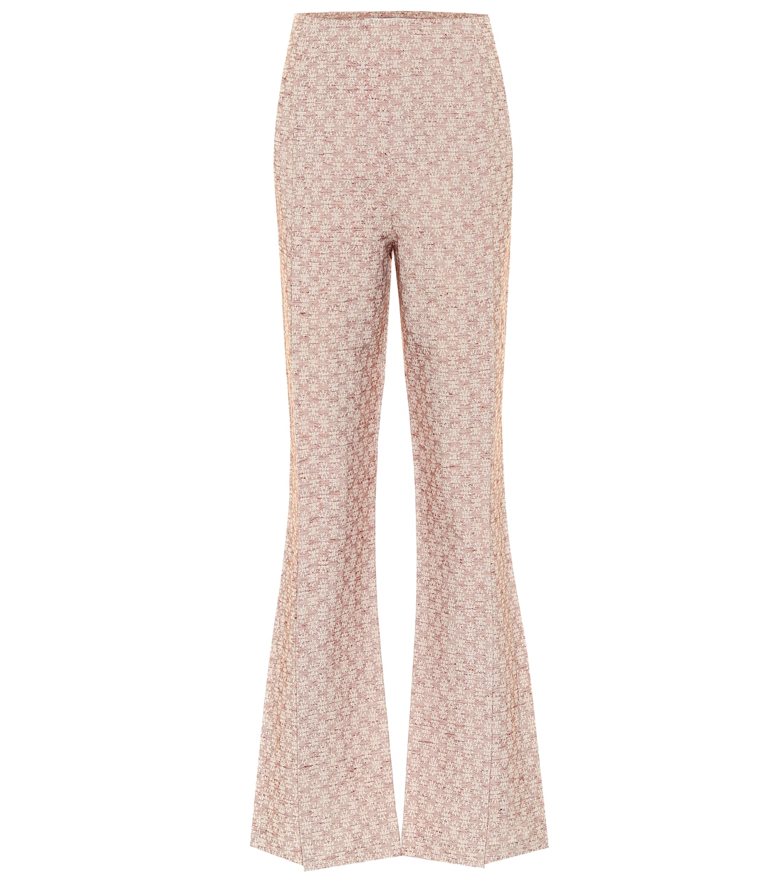 

Расклешенные брюки из жаккардовой ткани из смесового хлопка Acne Studios, Peach Orange
