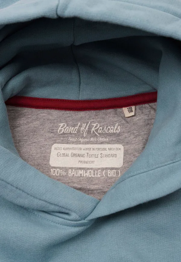 Простая толстовка с капюшоном Band Of Rascals, Arctic Blue — фото 3