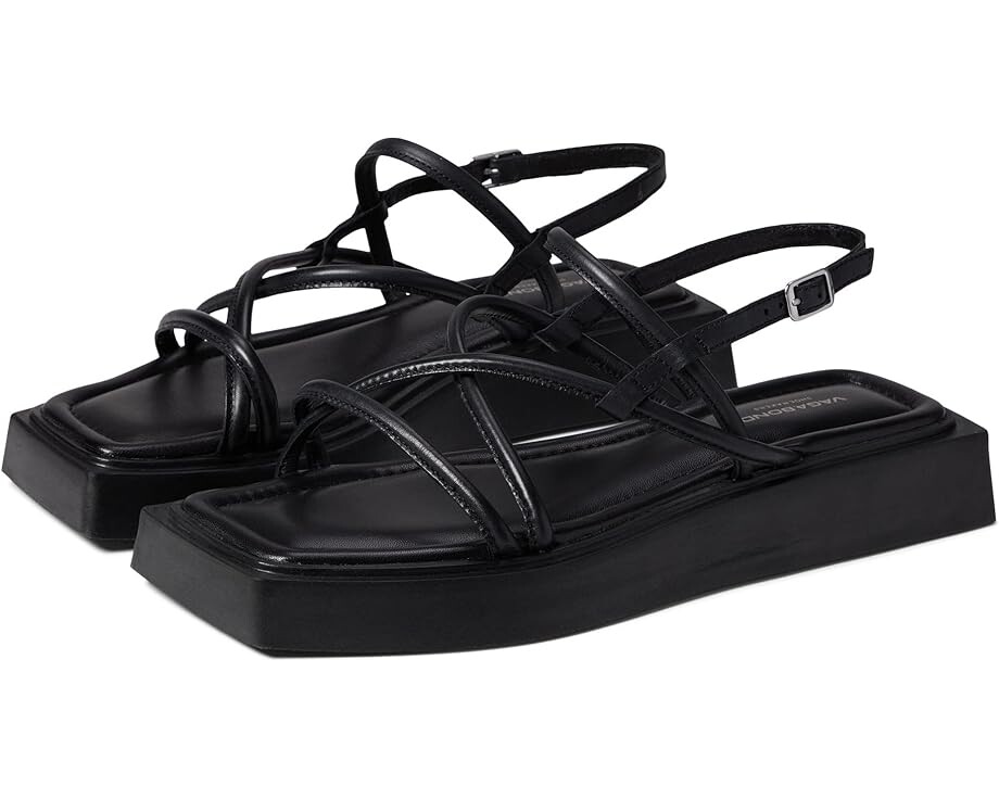

Сандалии Vagabond Shoemakers Evy Leather Strappy Sandal, черный