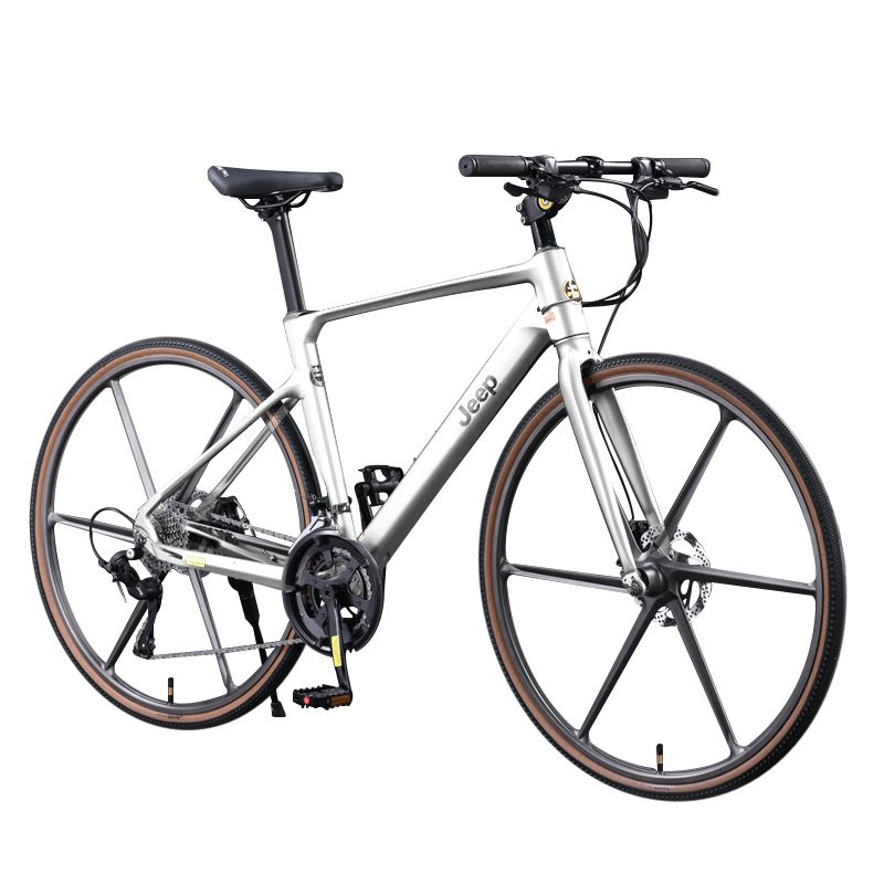 

Горный велосипед Magnesium Alloy с дисковыми тормозами для взрослых Jeep, белый