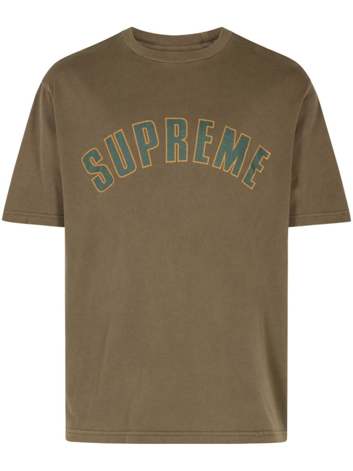 

Supreme футболка с потрескавшейся дугой, зеленый