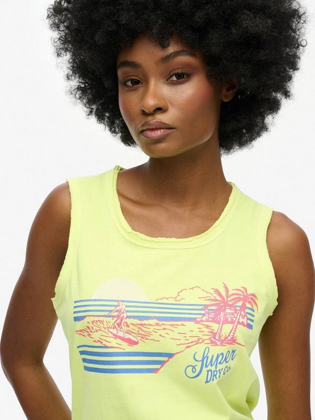 Футболка Outdoor Stripe с круглым вырезом Superdry, Dry Fluro Yellow — фото 4