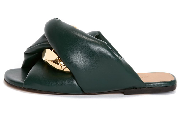 Сандалии женские из искусственной кожи с цепочкой Twist JW Anderson, Original Shoe Box Included