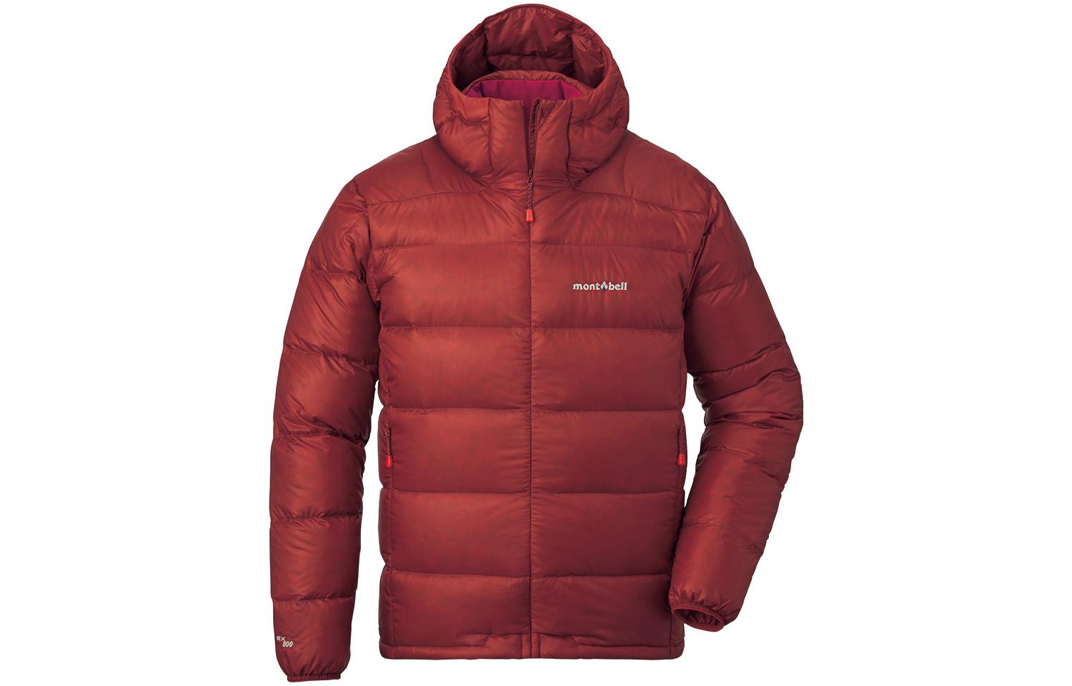 

Мужская пуховая куртка MONTBELL, красный