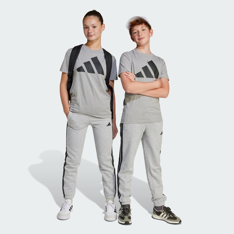 Зауженные спортивные брюки ADIDAS SPORTSWEAR Essentials, серый — фото 2