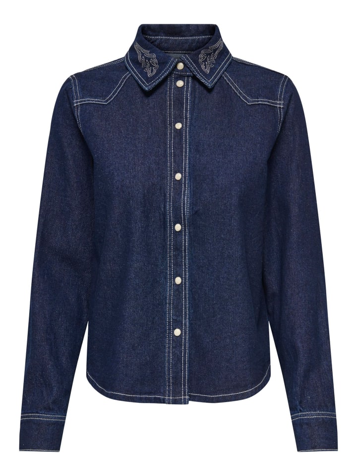 

Рубашка JDY, темно-синий деним