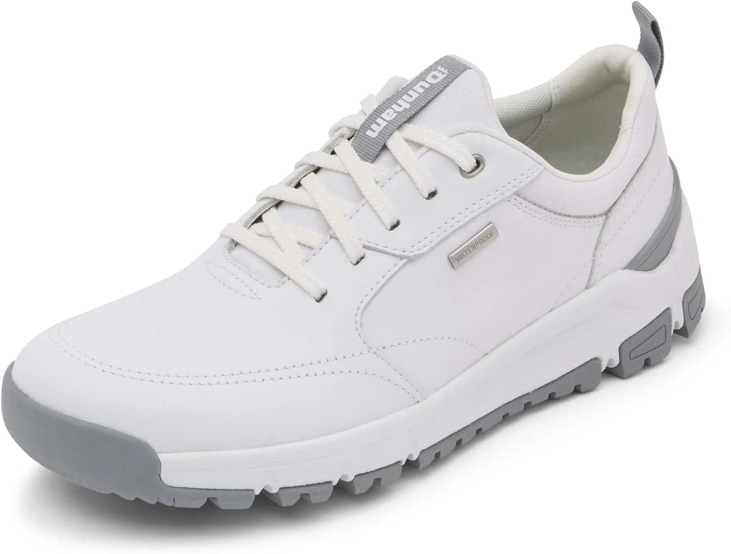 Мужские кроссовки Dunham Glastonbury Ubal II, White Leather Suede