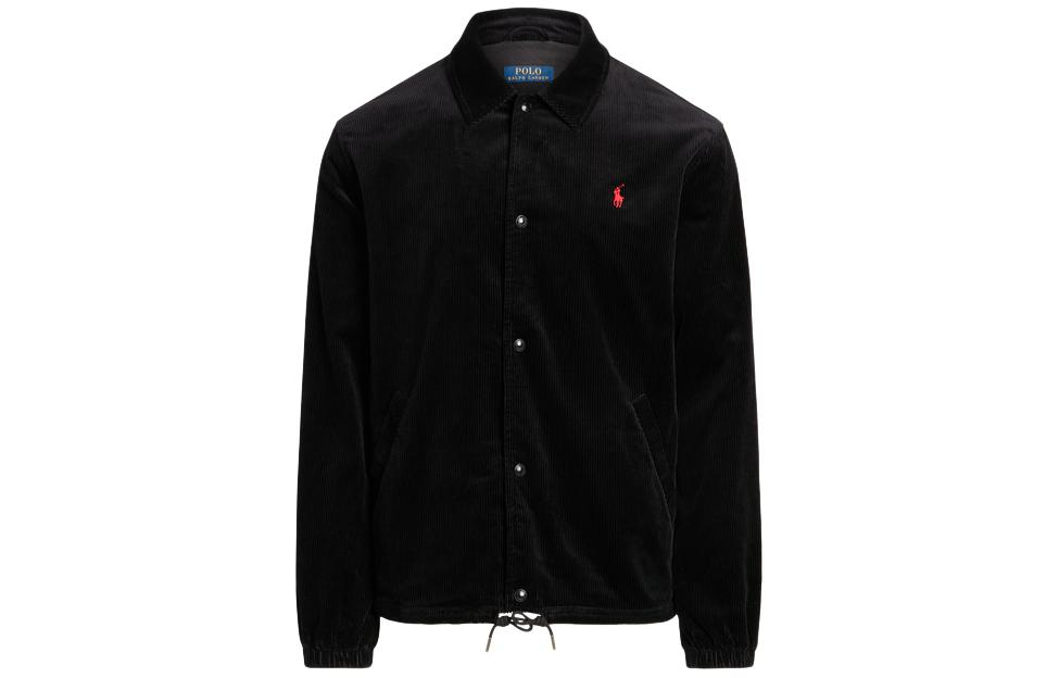 Поло Пони Вельветовая Рубашка-Куртка Polo Ralph Lauren, Черный — фото 2