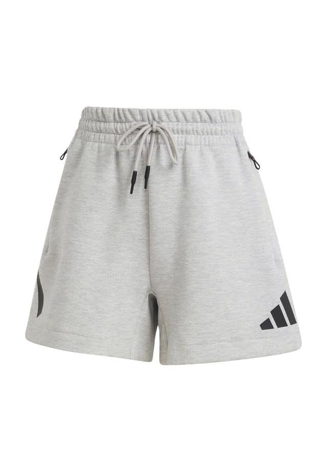 

Тренировочные шорты ZNE с высокой талией Adidas, цвет mgreyh