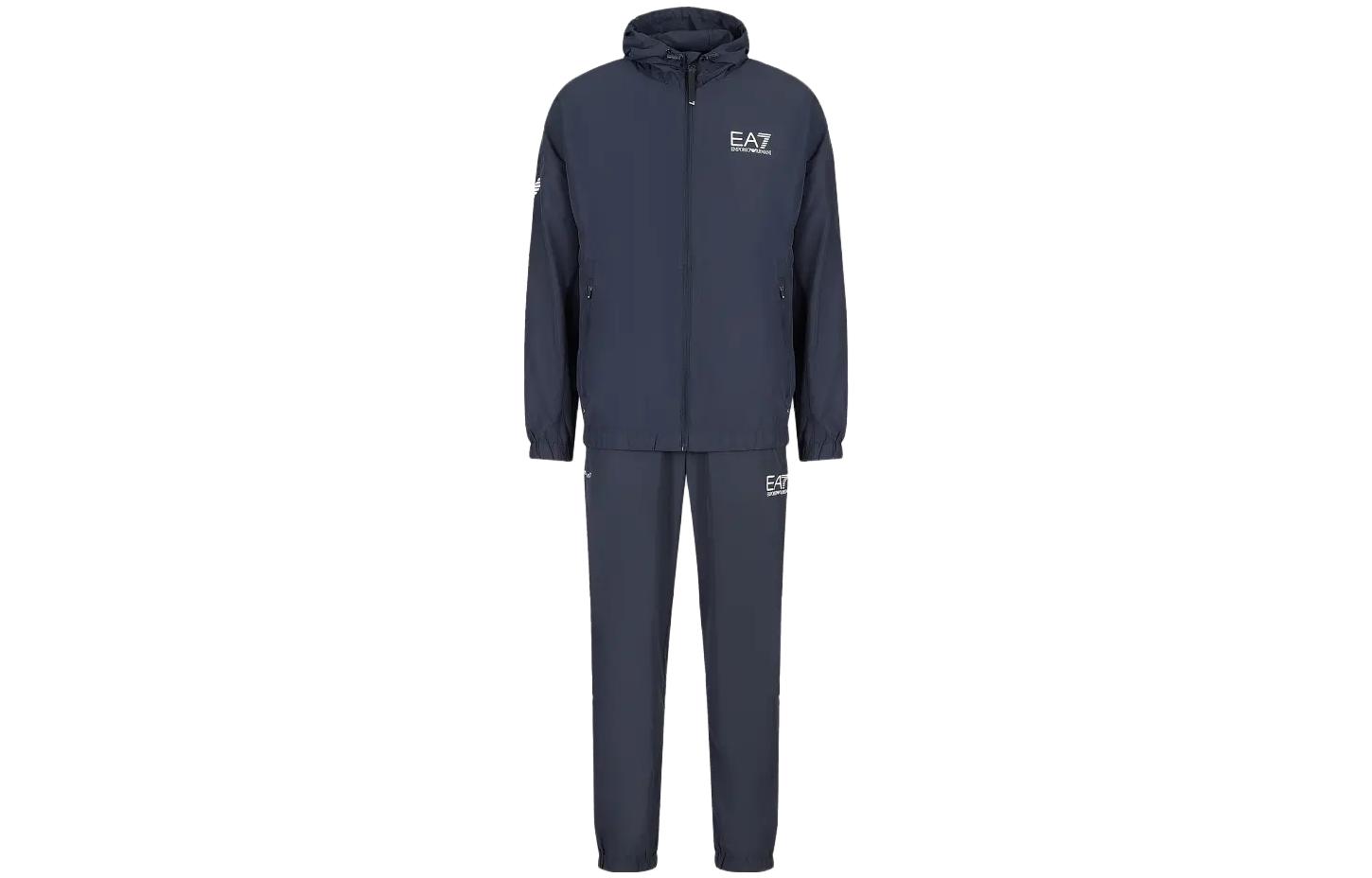 Спортивный костюм с принтом логотипа Ea7 EMPORIO ARMANI — фото 3