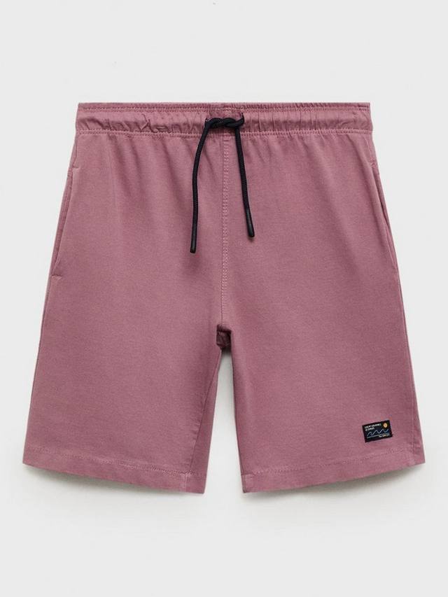 

Детские хлопковые шорты с кулиской Mango, Cherry