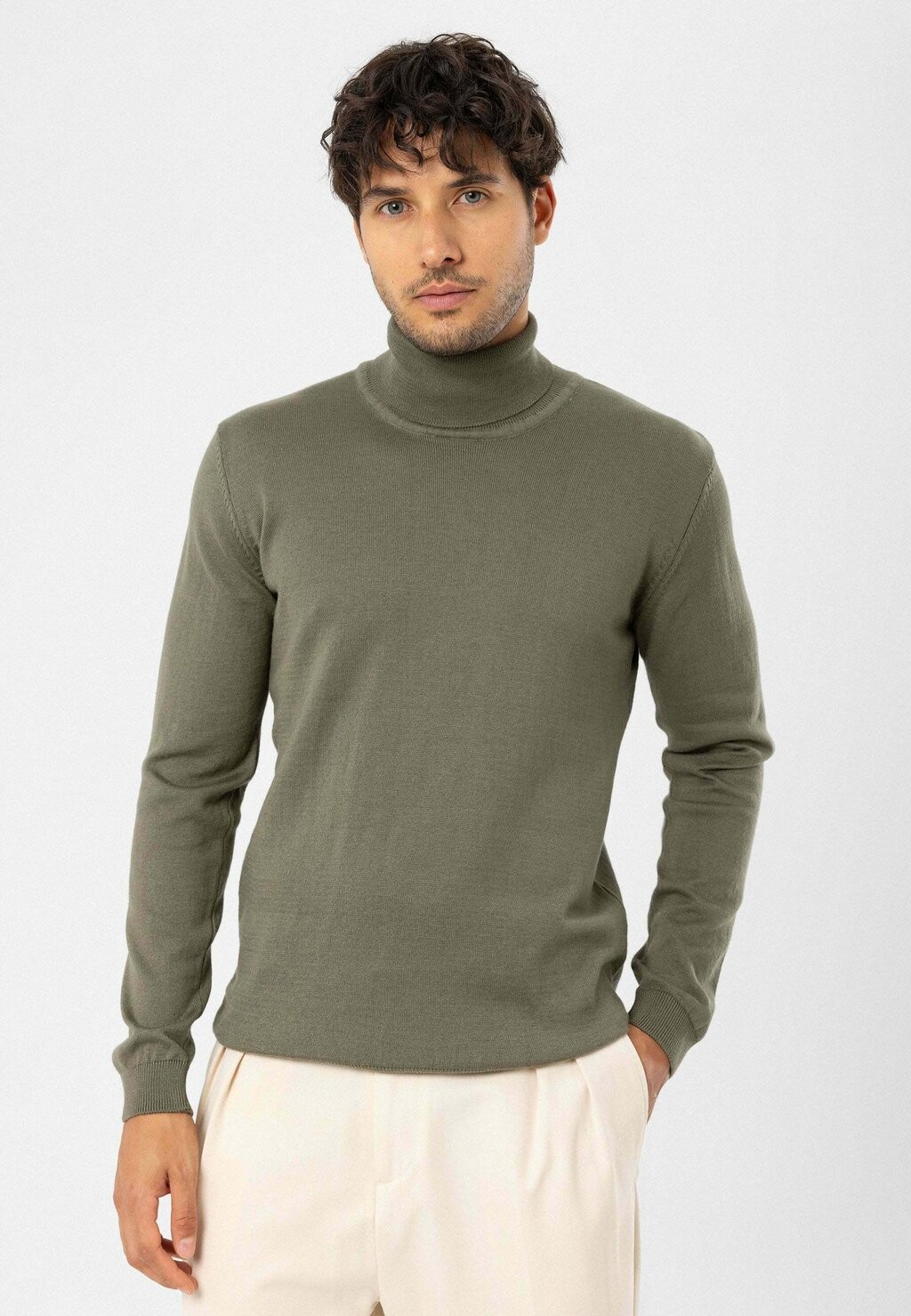 

Свитер Blend Roll Neck dandalo, цвет light khaki