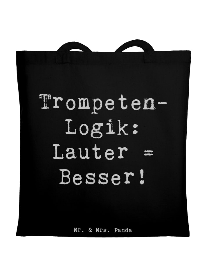 

Mr. & Mrs. Panda Сумка с надписью, трубной мудростью и изречением, написанными черным цветом