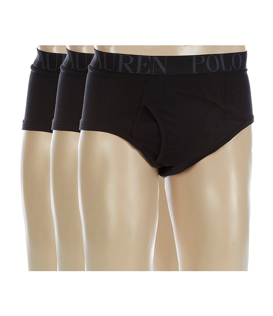 

Классические эластичные боксеры Polo Ralph Lauren Big & Tall, 3 пары, черный