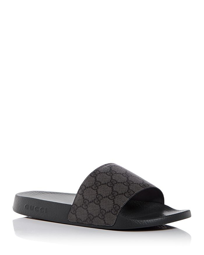 

Мужские шлепанцы Gucci GG, серый