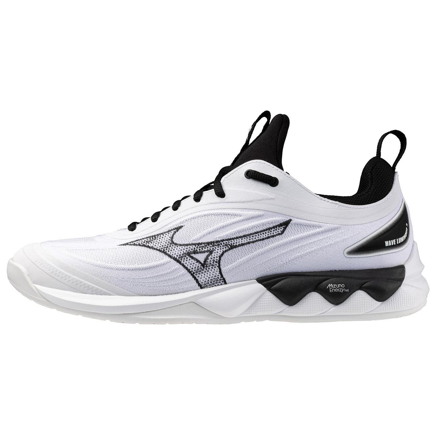 

Mizuno Кроссовки мужские, белые, черные, с противоскользящим покрытием, износостойкие