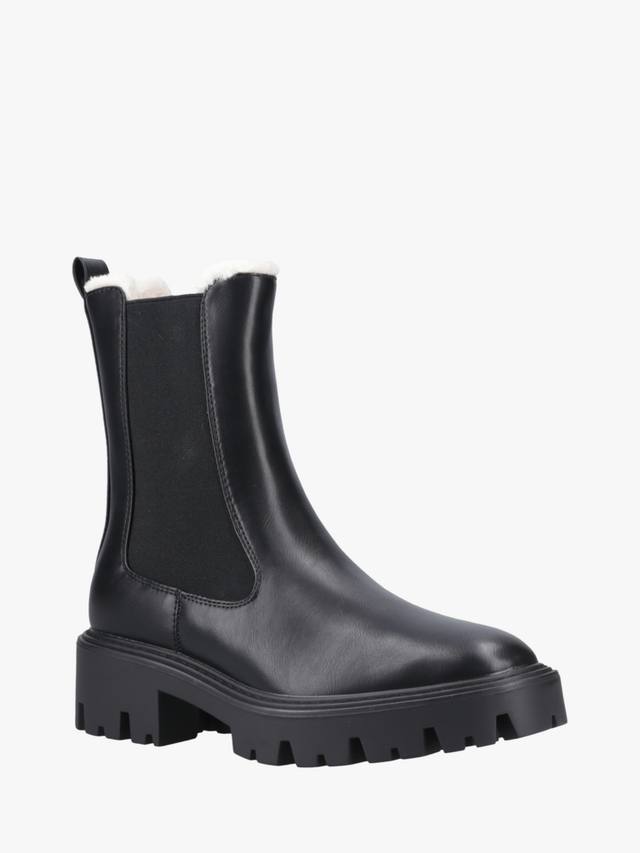 Ботинки Betty-9 с подкладкой и квадратным каблуком ONLY, Black — фото 2