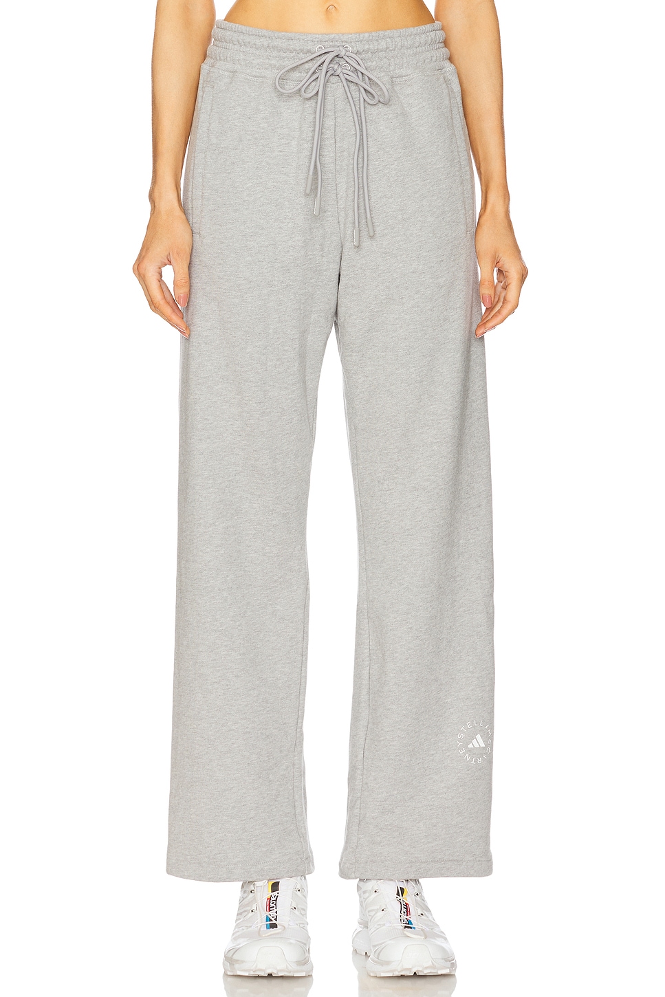 

Брюки прямого покроя Adidas By Stella Mccartney, medium heather grey