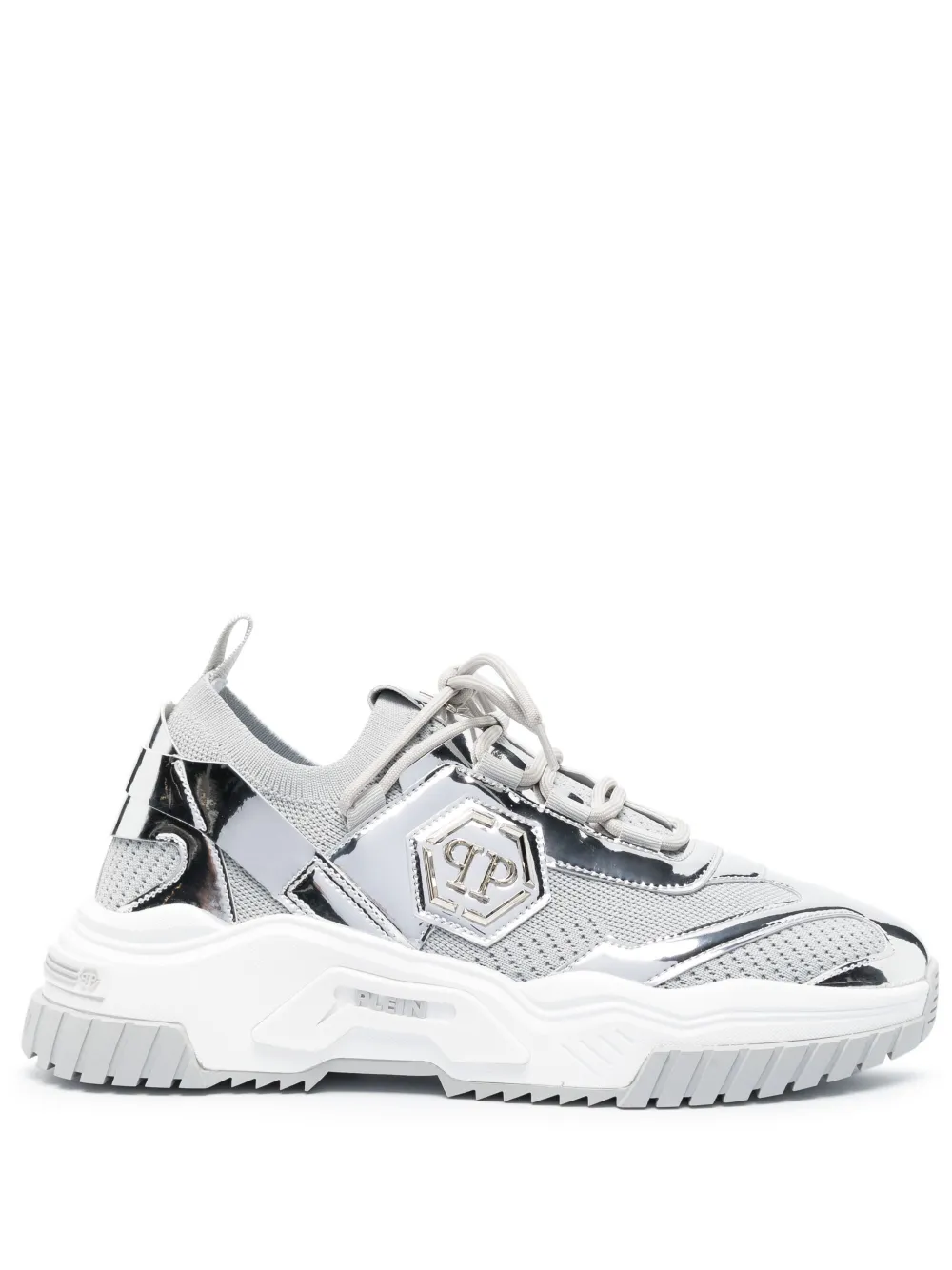 

Кроссовки Predator Philipp Plein, серебряный