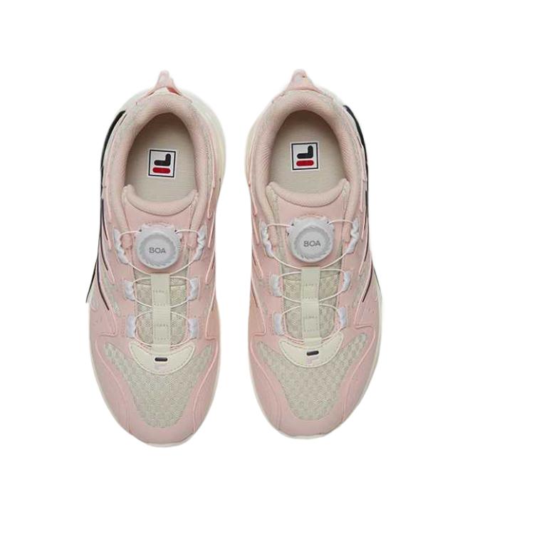 FILA KIDS Низкие детские беговые кроссовки FILA White/Crystal Pink для подростков — фото 2