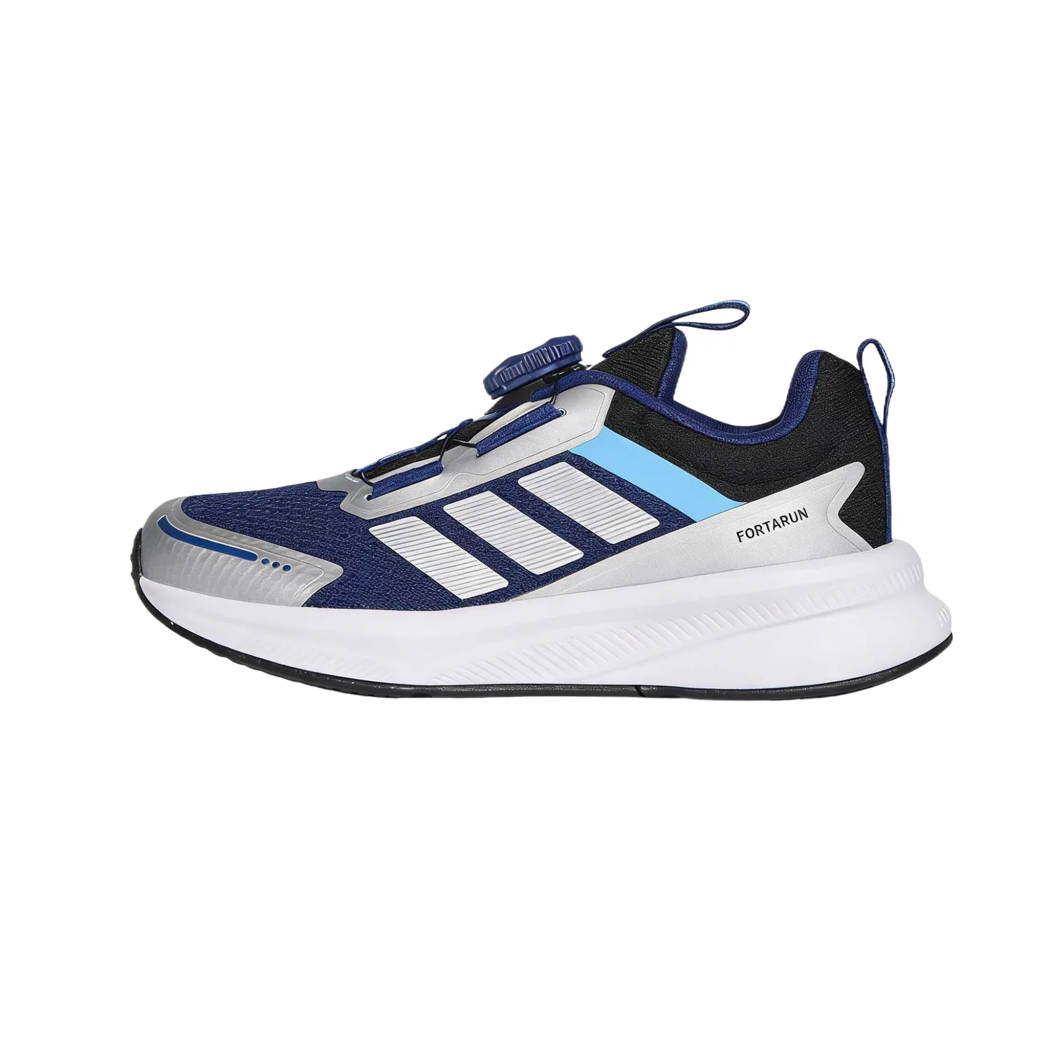 FORTARUN 4.0 Fabric низкие детские кроссовки для повседневной носки Adidas, темно-синий/белый/черный