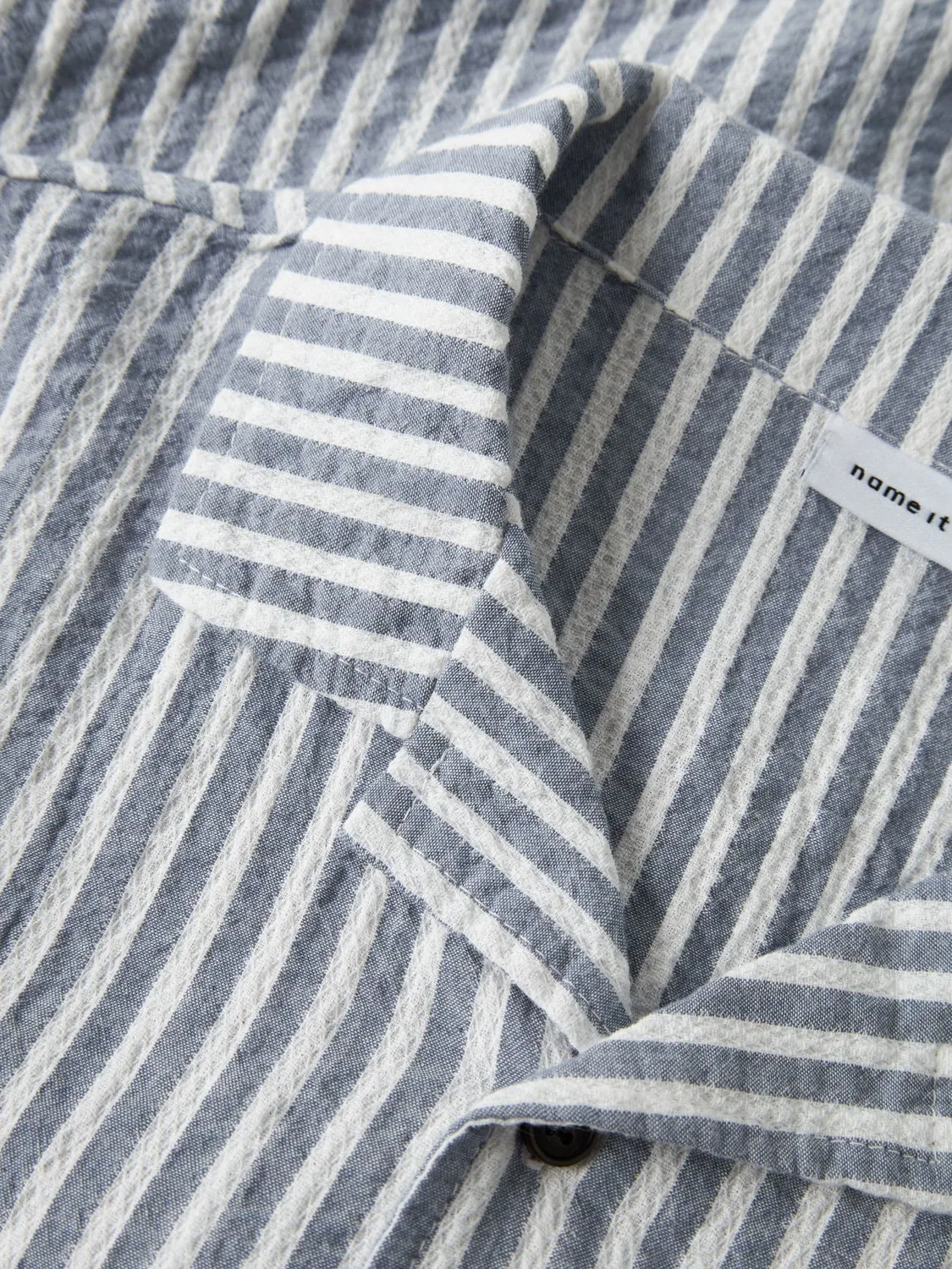 Рубашка из веб-ткани, Name it, vintage indigo — фото 4