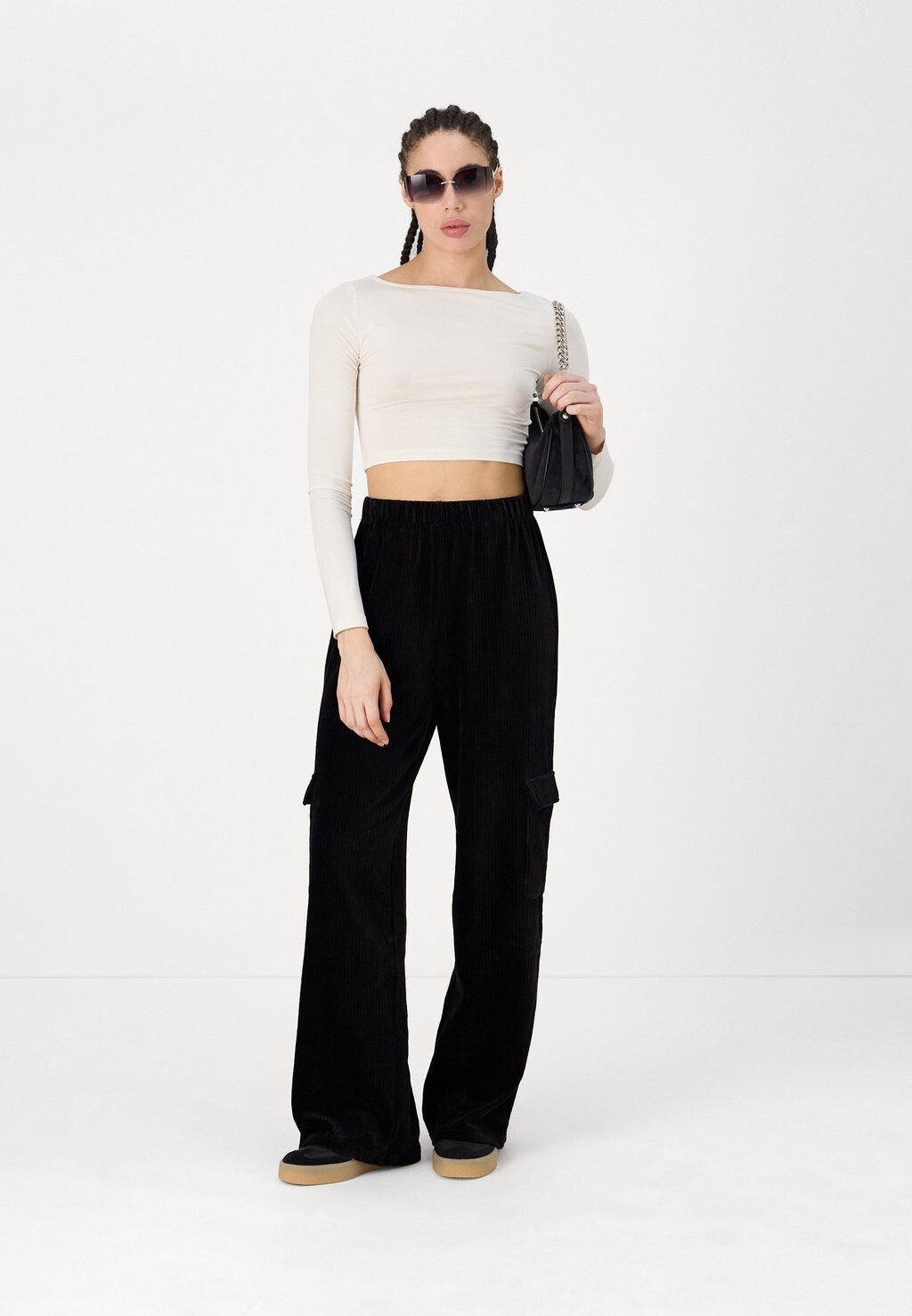 

Брюки карго ONLCOSY STRAIGHT POCKETS PANT ONLY, черный