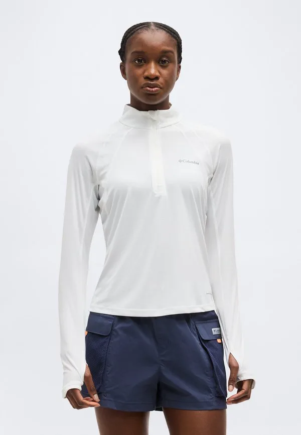 

Футболка stealth с половинной молнией и длинными рукавами Columbia, White, Белый, Футболка stealth с половинной молнией и длинными рукавами Columbia, White