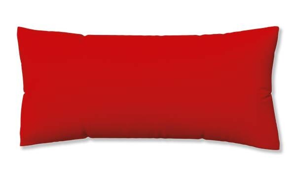 

Наволочка schlafgut Jersey, 40x3x80 см цвет red deep